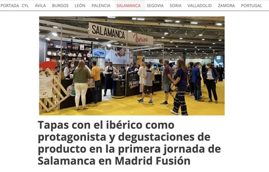 Publicación sobre FISAN en Madrid Fusión 2021