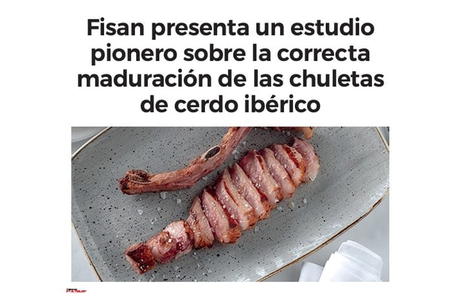 Estudio de maduración de la revista TecnoCarne con FISAN