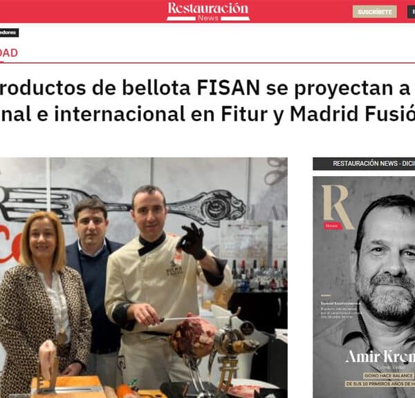 Restauración News sobre FISAN en FITUR y Madrid Fusión.