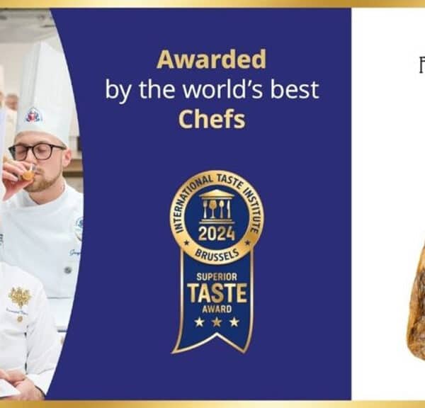 Jamón de Bellota 100% Ibérico FISAN galardonado con premio Superior Taste Award 2024