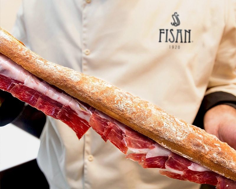 Bocadillo de jamón ibérico FISAN, el bocadillo perfecto