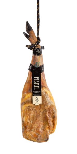 FISAN Iberico shoulder ham, a selection of bellota Iberico and cebo de campo Iberico shoulder hams